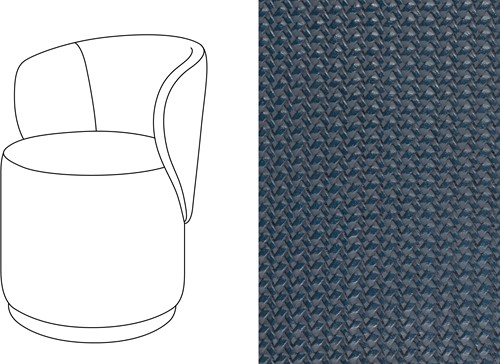 Barril Swivel Dining Chair Wicker 15