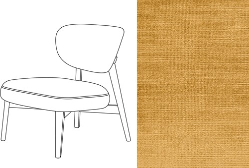 Bennet Chair Avignon Golden Sand (440)