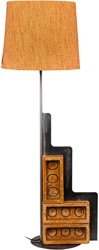 Brick Tower Lamp+Shade 85