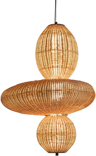 Bubbles Pendant Lamp Rattan-2