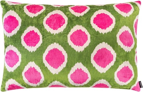 Velvet Ikat Cushion *