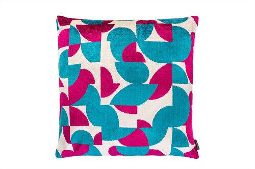 Velvet Ikat Cushion *
