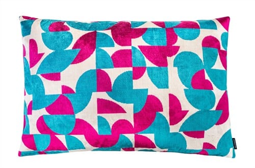 Velvet Ikat Cushion *