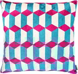 Velvet Ikat Cushion *