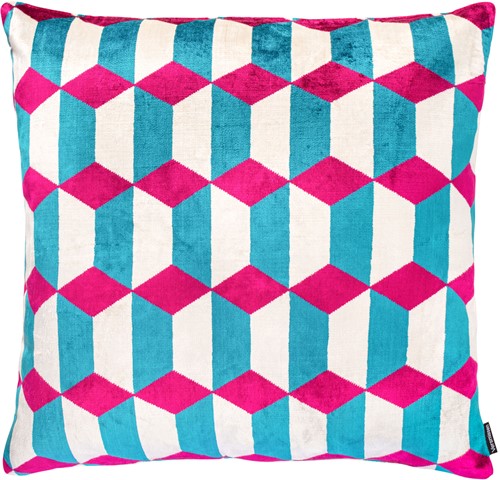 Velvet Ikat Cushion *