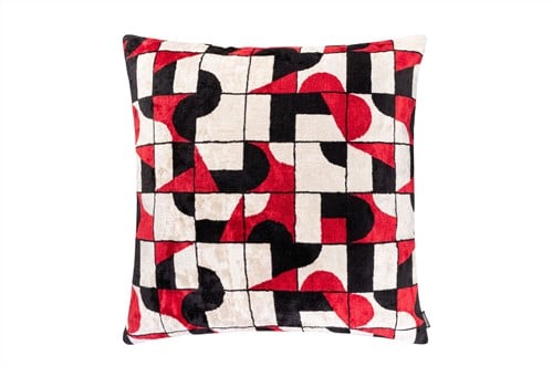 Velvet Ikat Cushion *