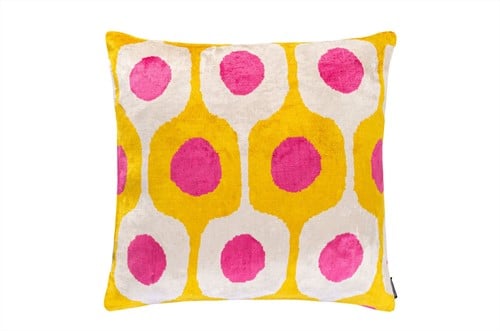 Velvet Ikat Cushion *
