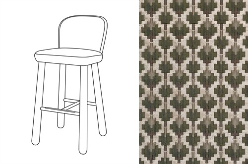 Ciro Bar Chair Coriandoli 005 *