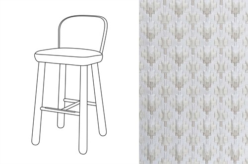 Ciro Bar Chair Coriandoli 006 *