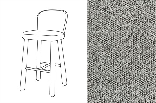 Ciro Bar Chair Trondheim 802 *