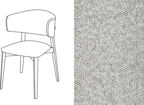 Coffee Dining Chair Trondheim 805
