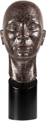 Conca Statue Bronze and Black Base *