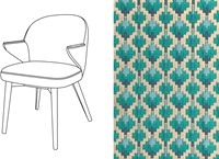 Costes Dining Chair Coriandoli 004 *