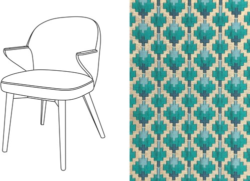 Costes Dining Chair Coriandoli 004 *
