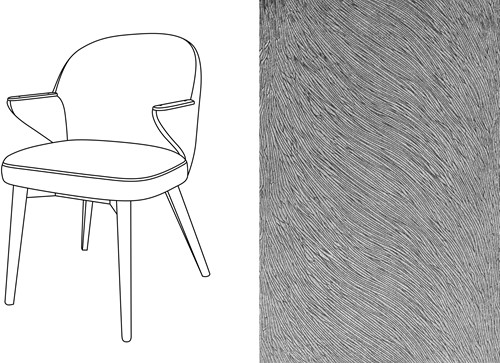 Costes Dining Chair Passion Gris