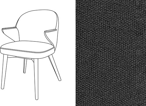 Costes Dining Chair Trondheim 806 *