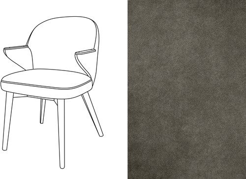 Costes Dining Chair Velour 072