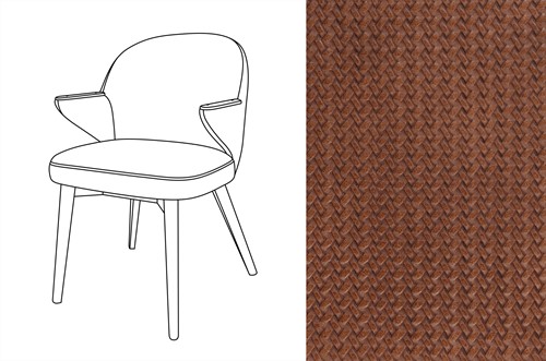 Costes Dining Chair Wicker 08 *