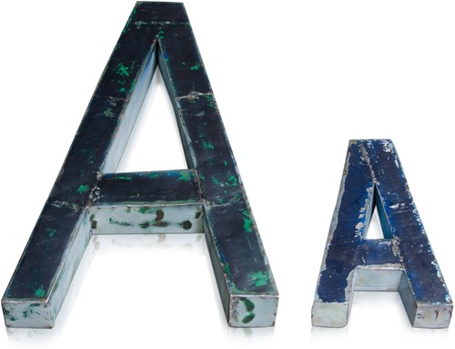 A letter 100 cm *