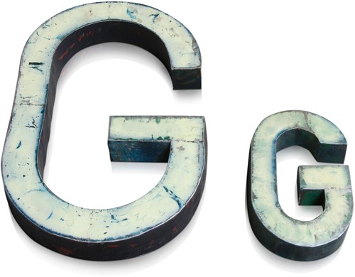 G letter 100 cm
