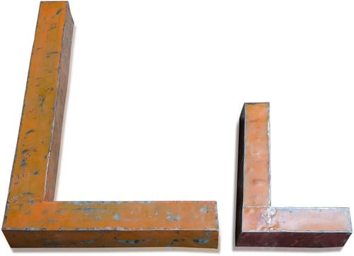 L letter 100 cm *