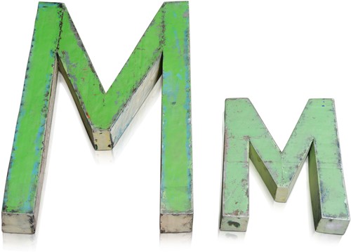 M letter 100 cm *