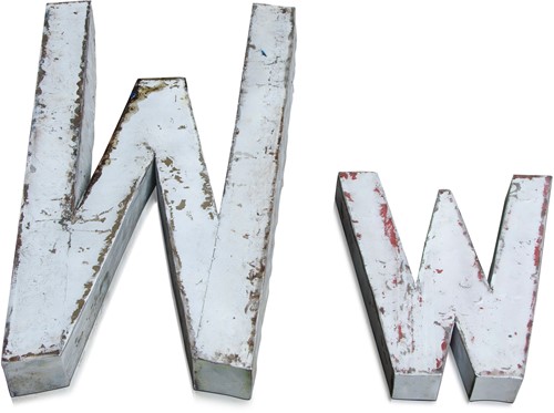 W letter 100 cm *