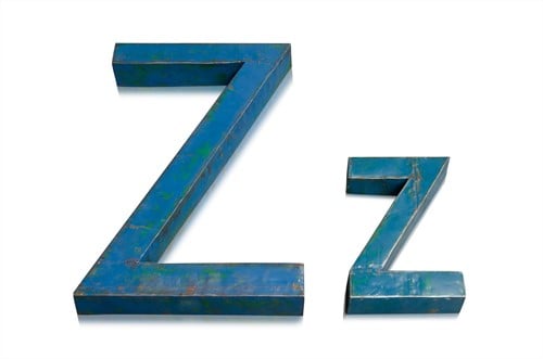 Z letter 100 cm *
