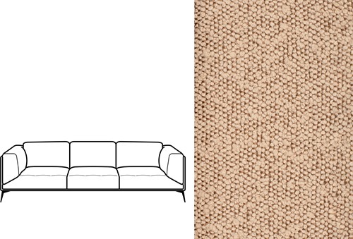 Dexter 3 Seater Trondheim 706