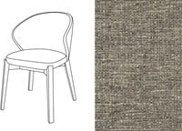 Elicia CB Dining Chair Havana PRO-12
