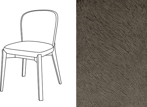 Elicia Dining Chair Passion Marron