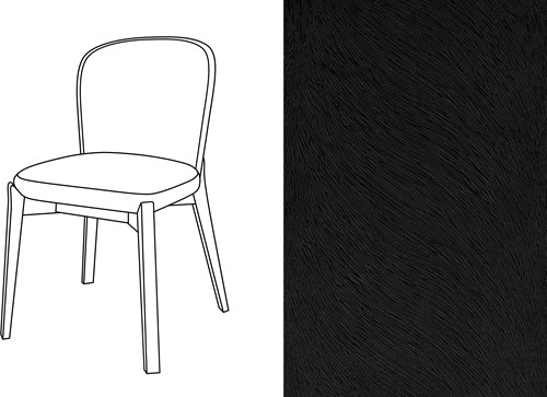 Elicia Dining Chair Passion Negro