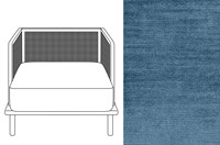 Evan 1 Seater Avignon Midnight (265) *