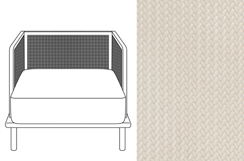 Evan 1 Seater Wicker 01 *