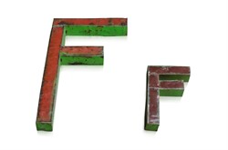 F letter 50 cm *