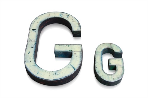 G letter 50 cm *