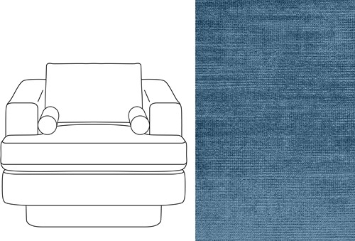 Haus 1 Seater Avignon Midnight (265)