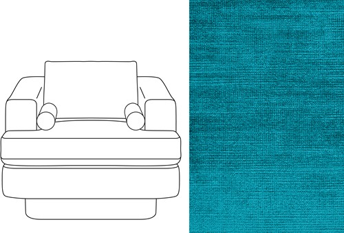 Haus 1 Seater Avignon Ocean (251)
