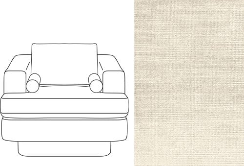 Haus 1 Seater Avignon Pearl (736)