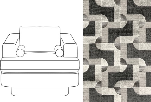 Haus 1 Seater Mosaik 009