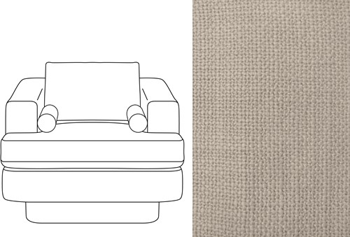 Haus 1 Seater Paco Caillou