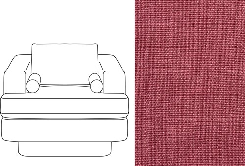 Haus 1 Seater Rave Dry Rose (187)