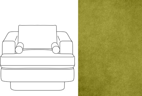 Haus 1 Seater Velour 002