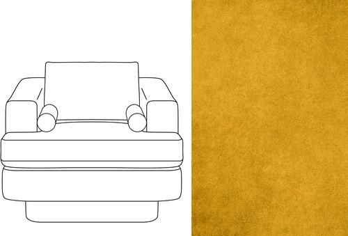 Haus 1 Seater Velour 005
