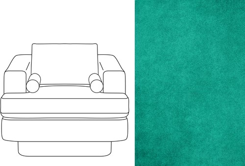 Haus 1 Seater Velour 006