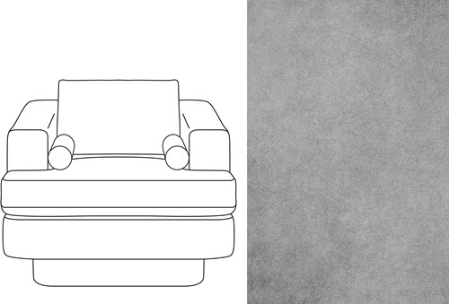 Haus 1 Seater Velour 009