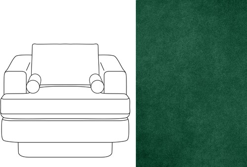 Haus 1 Seater Velour 020