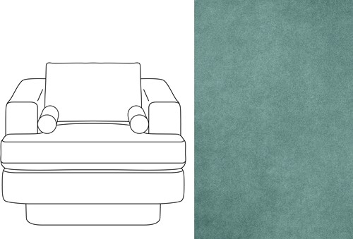 Haus 1 Seater Velour 022