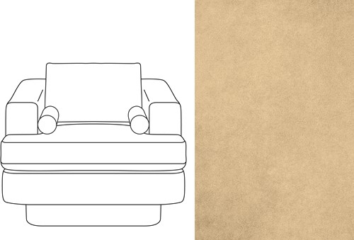 Haus 1 Seater Velour 030
