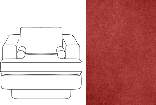 Haus 1 Seater Velour 040